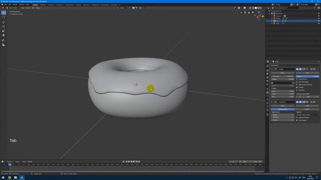Пончик. Часть 3. Blender. Уроки на русском для начинающих смотреть онлайн