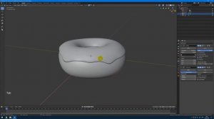 Пончик. Часть 3. Blender.  Уроки на русском для начинающих