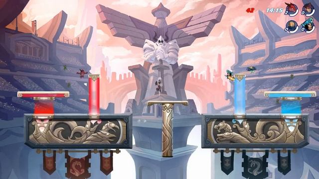 ЗАБИВАЕМ МЯЧИ В ВОРОТА ПРОТИВНИКА / Brawhalla