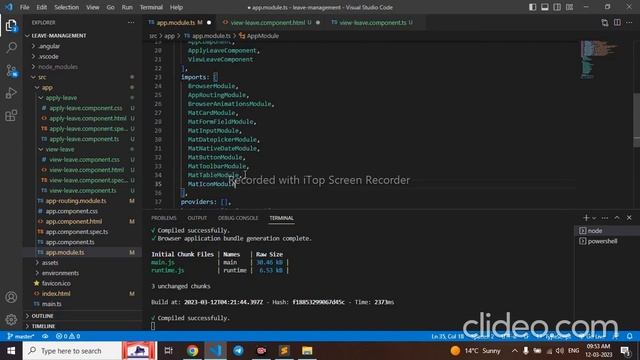 Angular Material CRUD app using JSON-server | Leave management system crud #angularmaterial смотреть онлайн