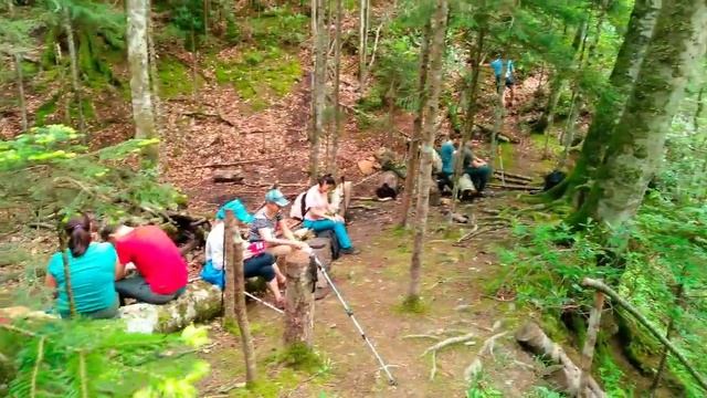 Поход к скале Раскол и панорамы горы Казачьей .Гузерипль Хамышки. смотреть онлайн