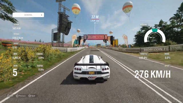 Astmoor Heritage Circuit - Koenigsegg CCGT [Forza Horizon 4] смотреть онлайн