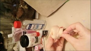 Фарфоровая голова реставрация необычной  куклы