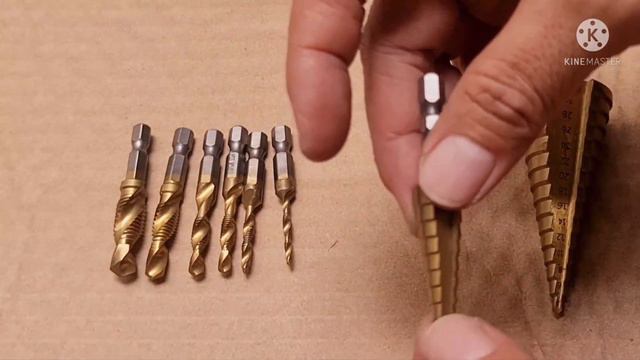 Bộ 6 mũi khoan taro M3-M10 thép + 3 Mũi Khoan Tháp 2021 #Set of 6 steel drill bits M3-M10 + 3 Tower смотреть онлайн