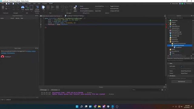 How To Script An Auto System Chat Message In Roblox Studio! смотреть онлайн