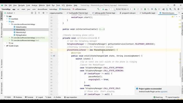 How to detect incoming calls, in an Android device смотреть онлайн