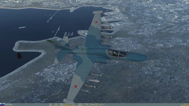 DCS World | Flight Night | SU-25T Harbour Strike!