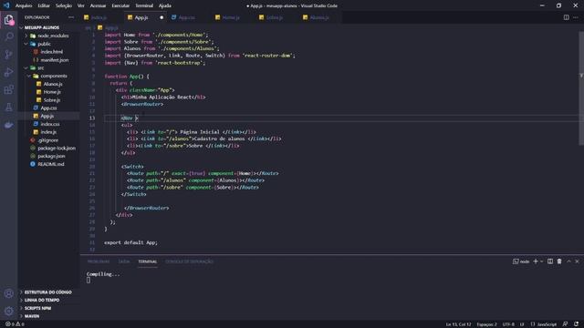 Parte 5 - Adicionando Abas de Menu com React Bootstrap смотреть онлайн
