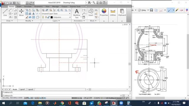 3 AutoCAD 2010 exercise nonreturn valve body смотреть онлайн
