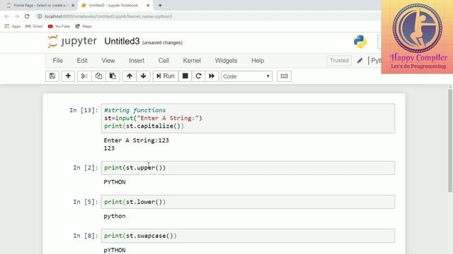 Python Class 11 String functions in Python in Hindi смотреть онлайн