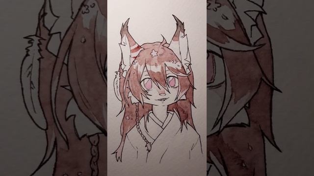 ПРОЦЕСС РИСОВАНИЯ ● Watercolor Painting смотреть онлайн