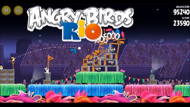 Музыка Angry Birds Rio смотреть онлайн