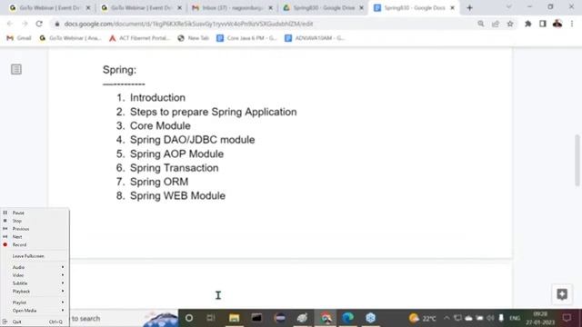 Java Frameworks Package tutorials by Mr. Nagoor Babu Sir смотреть онлайн