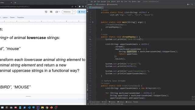 map() method in the Java Stream смотреть онлайн