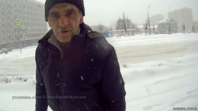 Привет родным из снежной Москвы с Садового кольца // 2018 смотреть онлайн