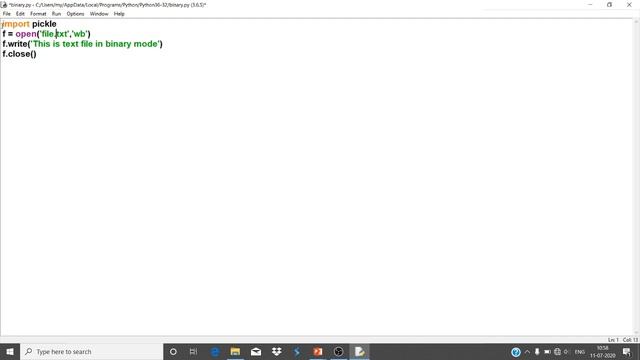 File handling - IV (BINARY FILES)(1) смотреть онлайн