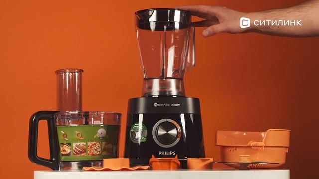 Обзор кухонного комбайна Philips HR7510/10 | Ситилинк смотреть онлайн