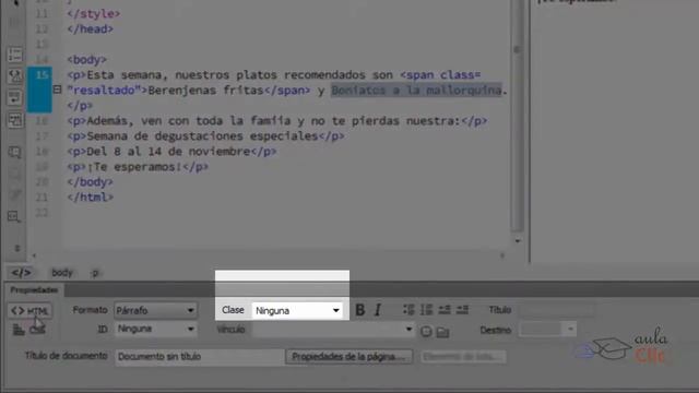 Curso de Dreamweaver CC. 5.2. Crear y aplicar clases CSS. смотреть онлайн