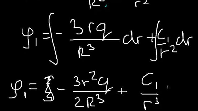 Шар заряд.Уравнение Пуассона смотреть онлайн