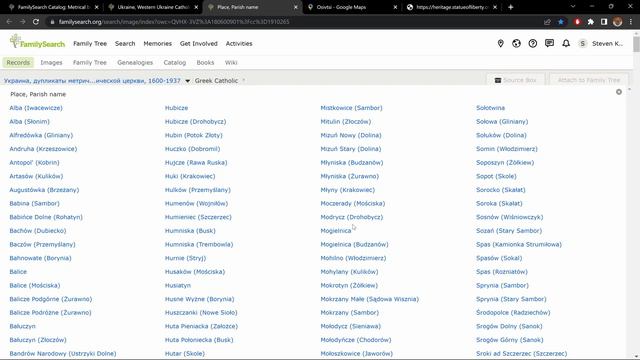 How to Find Vital Records (RC/ GC) from Western Ukraine using Familysearch Website смотреть онлайн