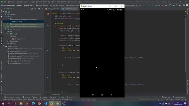 Menyembunyikan dan Memperlihatkan Teks di Android Studio ( Java ) смотреть онлайн