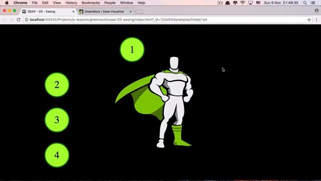 GreenSock - 04 - Easing-функции смотреть онлайн