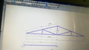 Металлический двухскатный навес с металлочерепици #5