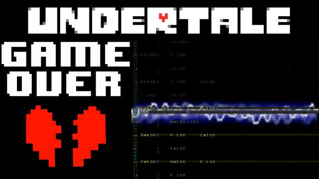 UNDERTALE (Determination) Game Over theme Famitracker смотреть онлайн
