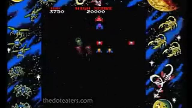 Galaga - Arcade - Classic Shoot Em Ups (Namco 1981) смотреть онлайн