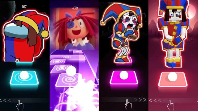 Amazing Digital Circus // Coffin Dance // Pomni, Pomni Among Us, Ragatha, (cover)  Tiles Hop