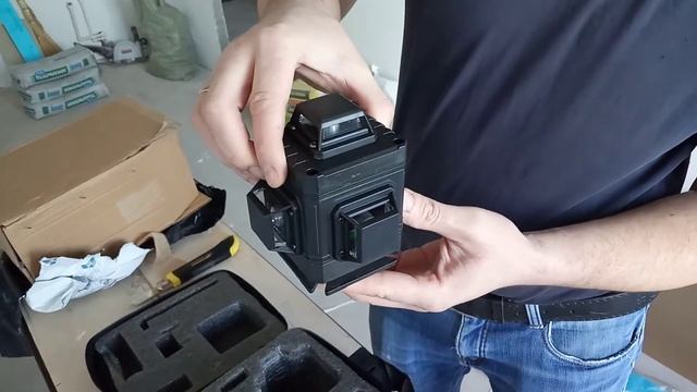 Лазерный нивелир. Распаковка. смотреть онлайн