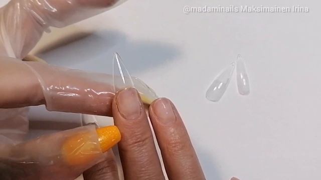 Gel Nail Tips, Quick Extension. Гелевые типсы. Наращивание. Осенний дизайн #nails #nailextension