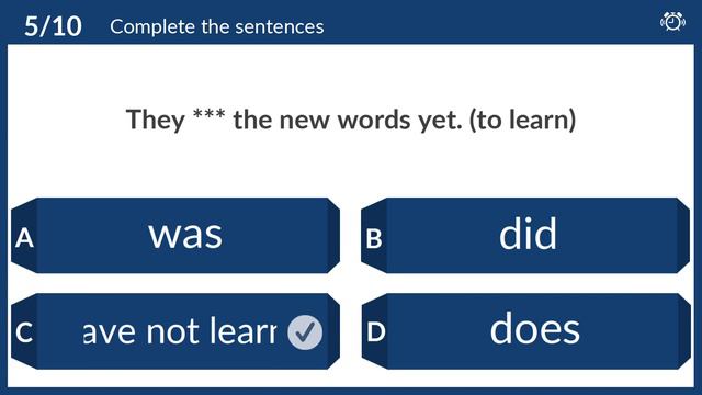 Grammar quiz | Present Perfect № 20.3 смотреть онлайн