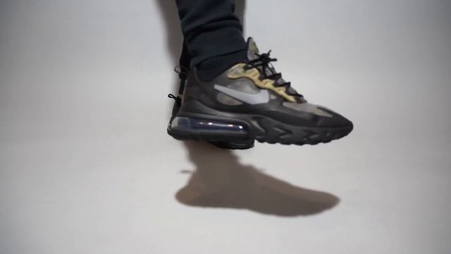 Nike Air Max 270 React Camo Black CT5528-001 on feet смотреть онлайн