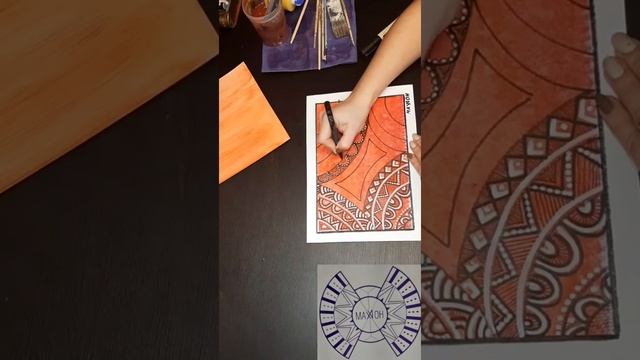 Zentangl Mandala Mandalatherapy Art Paint Paintings Узоры Простые узоры Зентагл для начинающих смотреть онлайн