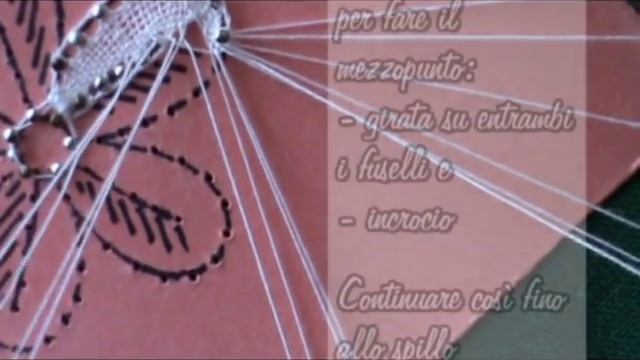 TOMBOLO - come fare i fiorellini in pizzo