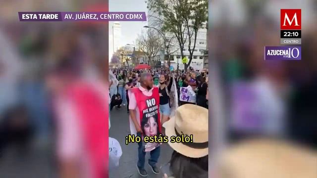 Feministas arroparon a José Luis Castillo en la Marcha 8M смотреть онлайн