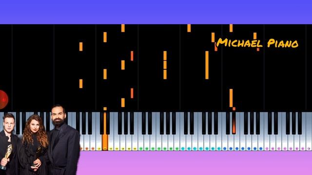 KAZKA х RUNSTAR - Автовідповідач Piano Tutorial by Michael Piano НОТЫ МР3 Аккорды Текст смотреть онлайн