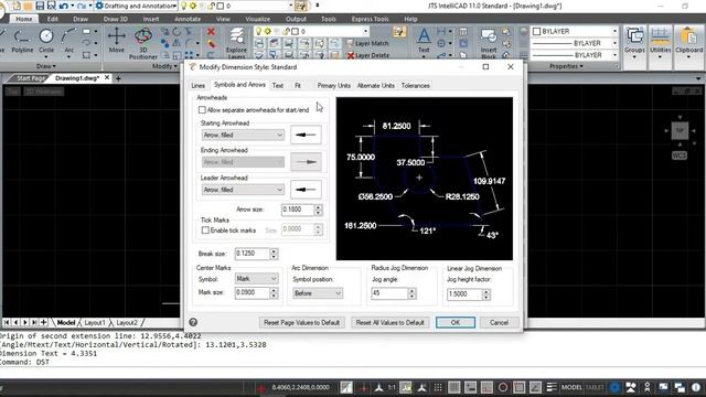 How to change the decimal precision value from the dimension styles manager смотреть онлайн