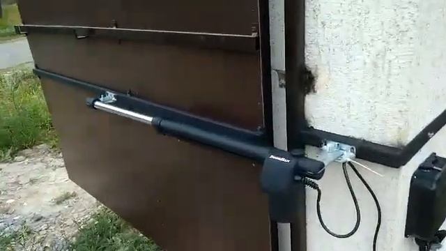 установка автоматики на распашные ворота смотреть онлайн