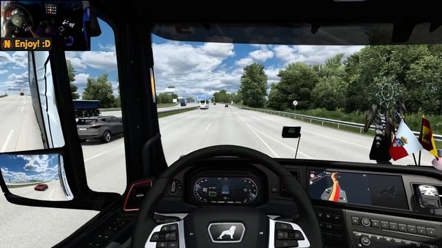 New MAN TGX 510 in Promods | Klagenfurt - Jihlava | ETS2 Gameplay 4K + wheel cam смотреть онлайн