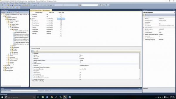 Microsoft SQL Server Management Studio Part 4 - Relationships