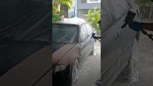 Hilamos o wash over paint jet-black paint civic #smallyoutuber @jontue13 смотреть онлайн