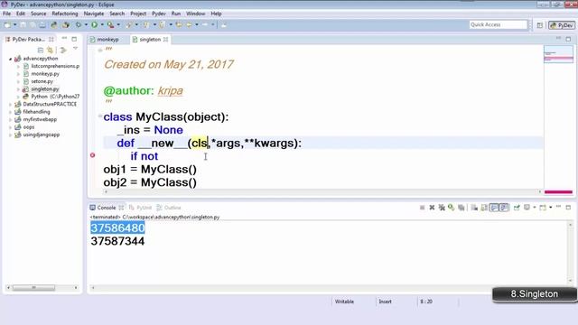 Most useful trick while building a secure application - Singleton смотреть онлайн