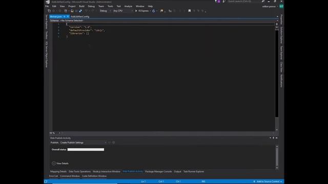 How to setup libman.json on Visual Studios смотреть онлайн