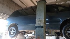 демонтаж турбо дизеля 3сте, тойота эстима.