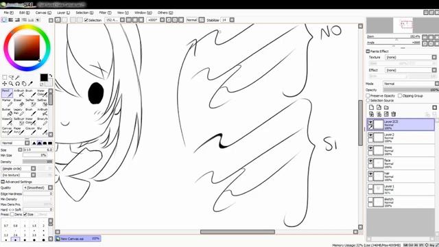 Disegnare una line art partendo dallo sketch - Tutorial ITA смотреть онлайн