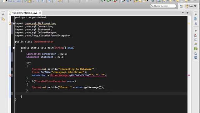 JDBC Tutorial - P4 - Connect To Database смотреть онлайн