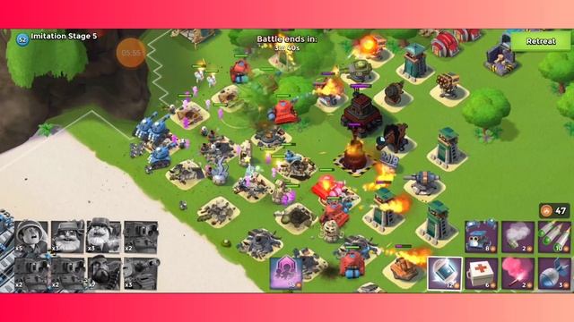 Boom Beach Imitation Games // 8 Power Stone Chance statues. смотреть онлайн