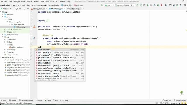 Number picker in android studio | ShawLin number picker | Custom Number picker | #47 смотреть онлайн